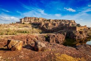 Fortaleza de Mehrangarh, Jodhpur, Rajastán, India foto