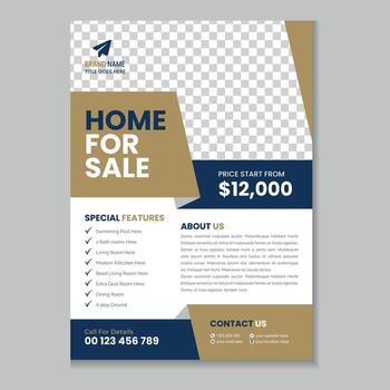 real inmuebles volantes modelo diseño y propiedad o hogar rebaja volantes diseño diseño vector