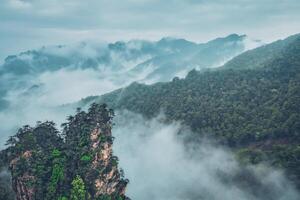 Zhangjiajie mountains, China photo