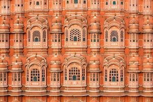 hawa mahal palacio de el vientos , jaipur, Rajasthan foto