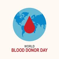 World Blood Donor Day background. vector