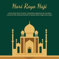 hari raya haji antecedentes. vector