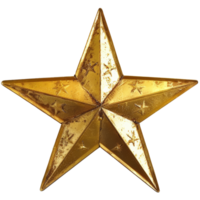 Gold stars, transparent background png