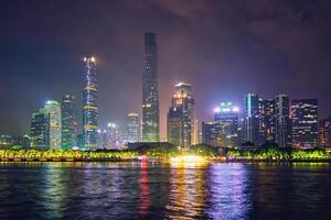 Guangzhou skyline. Guangzhou, China photo