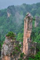 Zhangjiajie mountains, China photo