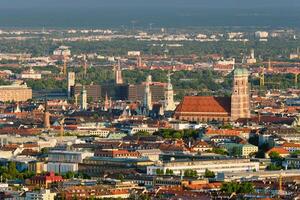 Aerial view of Munich. Munich, Bavaria, Germany photo