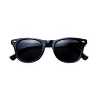 Modern Minimal Black Summer Sunglasses on transparent background png