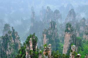 Zhangjiajie mountains, China photo