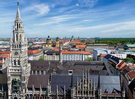 aéreo ver de Munich, Alemania foto