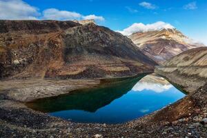 Suraj Tal lake, Himachal Pradesh, India photo