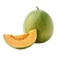 Cantaloupe on a transparent background png