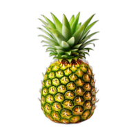 Pineapple on transparent background png