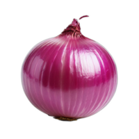 An onion is shown on a transparent background png