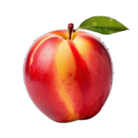 nectarine fruit Aan transparant achtergrond png