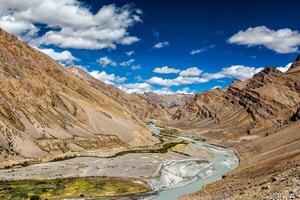 Himalayan landscape, Ladakh, India photo