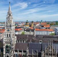 Aerial view of Munich photo