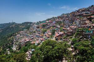 Shimla town, Himachal Pradesh, India photo