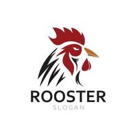 Rooster Logo Abstract Design vector