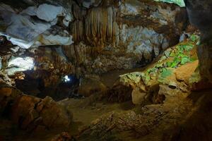 Underground caves in Thailand photo