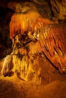Underground caves in Thailand photo