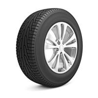 Car winter tire isolated photo