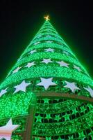 Navidad árbol de Lisboa, Portugal foto