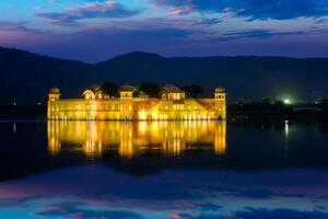 Jal Mahal Water Palace. Jaipur, Rajasthan, India photo