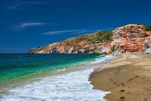 Paleochori beach, Milos island, Cyclades, Greece photo