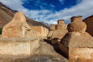 Tabo monastery in Tabo village, Spiti Valley, Himachal Pradesh, India photo