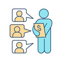 Assessment Welfare Icon vector