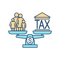 Earned Income Tax Credit Welfare Icon vector