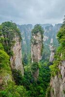 zhangjiajie montañas, China foto