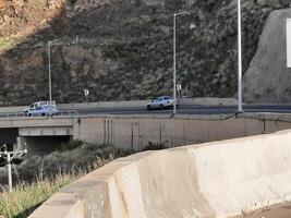 Al Bahah, Saudi Arabia, 12 April 2024 - Beautiful daytime view of King Fahd road in Sarawat mountains near Al Baha, Saudi Arabia. photo