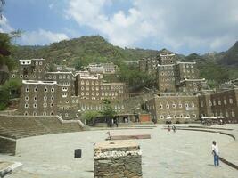 Asir, Saudi Arabia, 12 April 2024 - Beautiful daytime view of Rijal Almaa heritage village in Asir region in Saudi Arabia. photo
