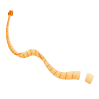 Adult tapeworm in small intestine illustration by hand drawn png