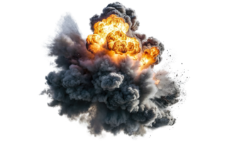 Explosionen, transparent Hintergrund png