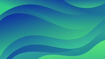 Infuse your visuals with the dynamic energy of the abstract gradient wave design, blending vibrant greens and blue. Ideal for immersive website backdrops, social posts,professional presentations vector