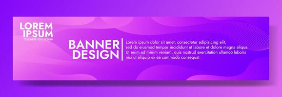 Captivate with the dynamic abstract gradient wave template, where vibrant and serene purple and blue create a visually striking and modern impression vector