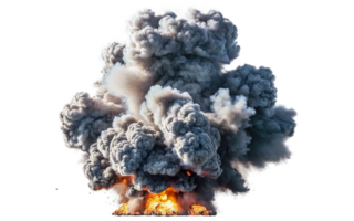 Explosionen, transparent Hintergrund png