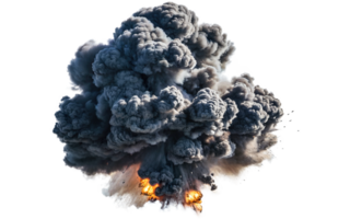 Explosionen, transparent Hintergrund png