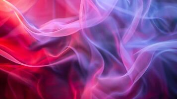 A blurred red and blue abstract shapes on a soft background. photo