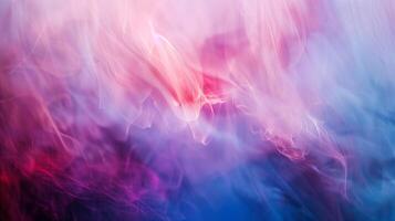 A blurred red and blue abstract shapes on a soft background. photo