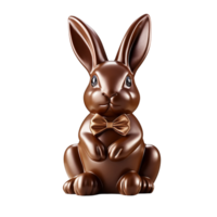 Easter Chocolate Bunny Bunny Rabbit Chocolate Chocolate Easter Rabbit On transparent Background Realistic Illustration Of Chocolate Easter Bunny Easter Card Or Poster png