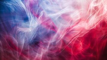 A blurred red and blue abstract shapes on a soft background. photo