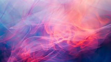 A blurred red and blue abstract shapes on a soft background. photo