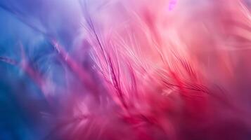 A blurred red and blue abstract shapes on a soft background. photo