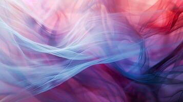 A blurred red and blue abstract shapes on a soft background. photo