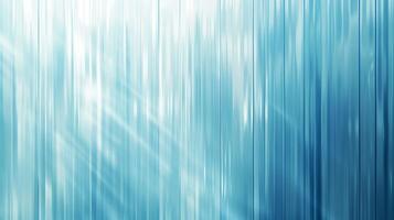 A background gradient with vertical lines in light blue, and white colors. An aesthetic background with patterned glass texture. photo