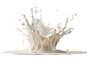 crema spruzzo isolato su trasparente sfondo, crema spruzzo , crema corona spruzzata, . png