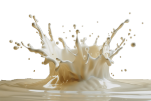 Cream Splash Isolated On Transparent Background, Cream Splash , Cream Crown Splash, . png